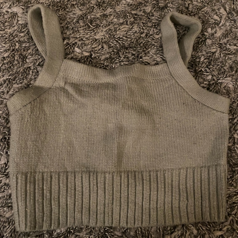 Garage crop tank top